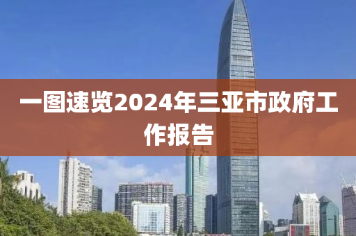 一圖速覽2024年三亞市政府工作報(bào)告