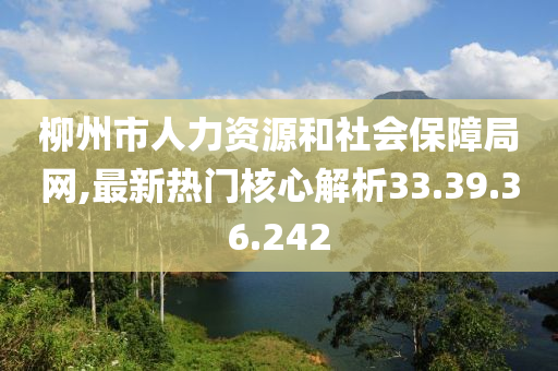 柳州市人力資源和社會(huì)保障局網(wǎng),最新熱門(mén)核心解析33.39.36.242