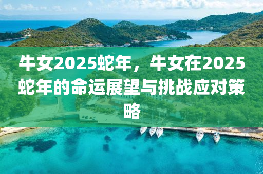 牛女2025蛇年，牛女在2025蛇年的命運展望與挑戰(zhàn)應對策略