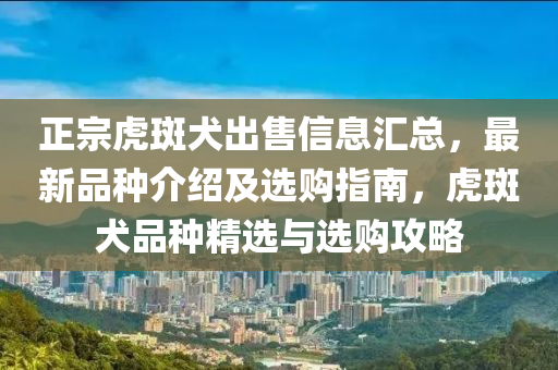 正宗虎斑犬出售信息匯總，最新品種介紹及選購指南，虎斑犬品種精選與選購攻略