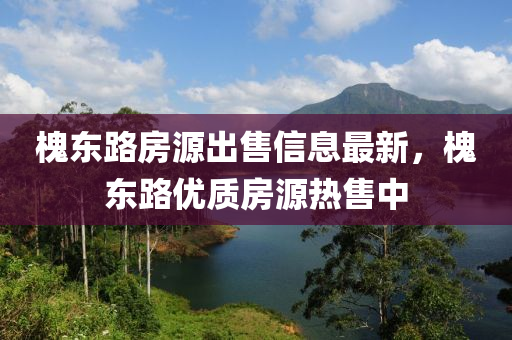 槐東路房源出售信息最新，槐東路優(yōu)質(zhì)房源熱售中