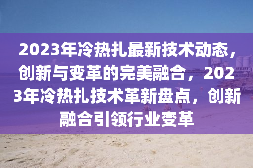 2023年冷熱扎最新技術動態(tài)，創(chuàng)新與變革的完美融合，2023年冷熱扎技術革新盤點，創(chuàng)新融合引領行業(yè)變革