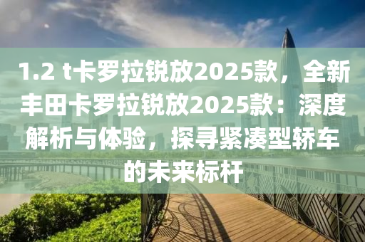 1.2 t卡羅拉銳放2025款，全新豐田卡羅拉銳放2025款：深度解析與體驗(yàn)，探尋緊湊型轎車的未來標(biāo)桿