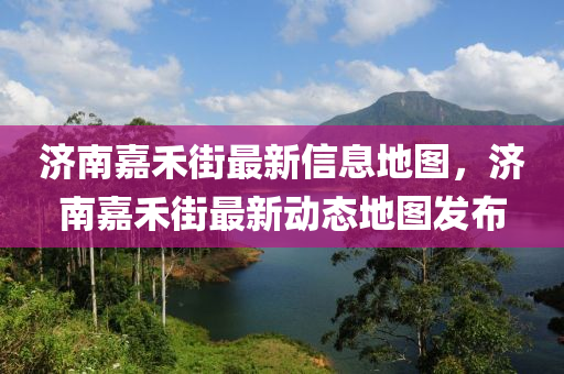 濟(jì)南嘉禾街最新信息地圖，濟(jì)南嘉禾街最新動態(tài)地圖發(fā)布