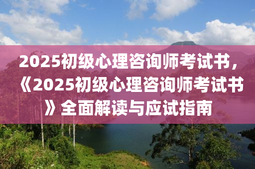 2025初級(jí)心理咨詢師考試書(shū)，《2025初級(jí)心理咨詢師考試書(shū)》全面解讀與應(yīng)試指南