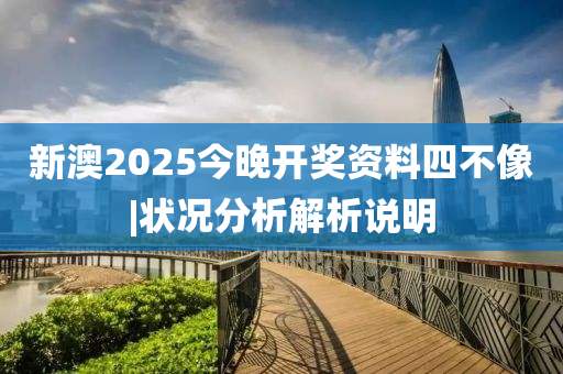 新澳2025今晚開獎資料四不像|狀況分析解析說明