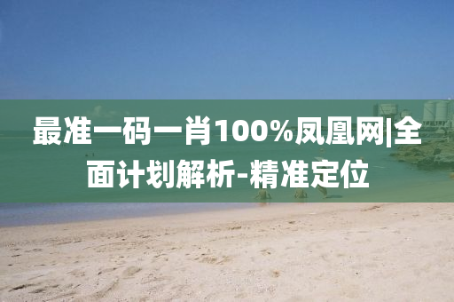 最準一碼一肖100%鳳凰網(wǎng)|全面計劃解析-精準定位