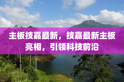 主板技嘉最新，技嘉最新主板亮相，引領(lǐng)科技前沿