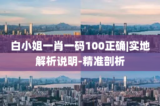 白小姐一肖一碼100正確|實地解析說明-精準剖析