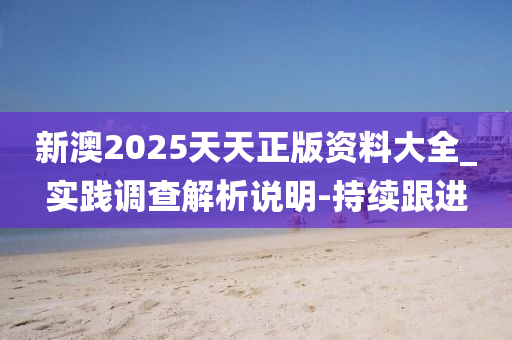 新澳2025天天正版資料大全_實(shí)踐調(diào)查解析說(shuō)明-持續(xù)跟進(jìn)