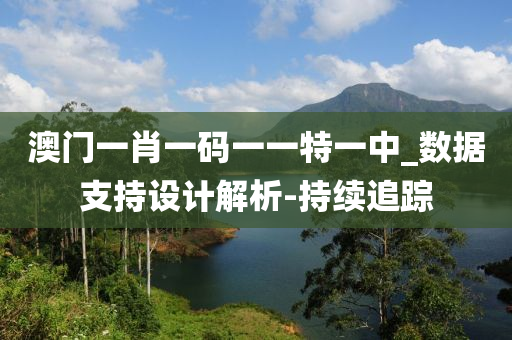 澳門一肖一碼一一特一中_數(shù)據(jù)支持設計解析-持續(xù)追蹤