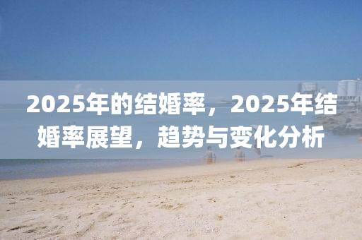 2025年的結(jié)婚率，2025年結(jié)婚率展望，趨勢與變化分析