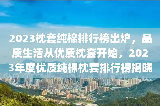 2023枕套純棉排行榜出爐，品質(zhì)生活從優(yōu)質(zhì)枕套開始，2023年度優(yōu)質(zhì)純棉枕套排行榜揭曉