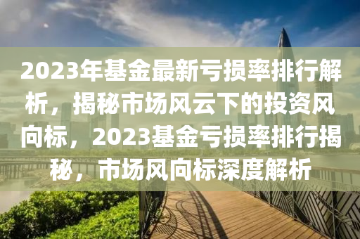 2023年基金最新虧損率排行解析，揭秘市場(chǎng)風(fēng)云下的投資風(fēng)向標(biāo)，2023基金虧損率排行揭秘，市場(chǎng)風(fēng)向標(biāo)深度解析