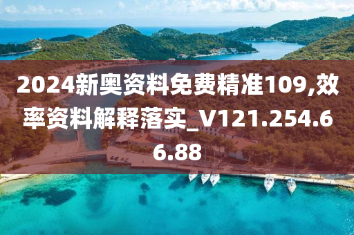 2024新奧資料免費(fèi)精準(zhǔn)109,效率資料解釋落實(shí)_V121.254.66.88