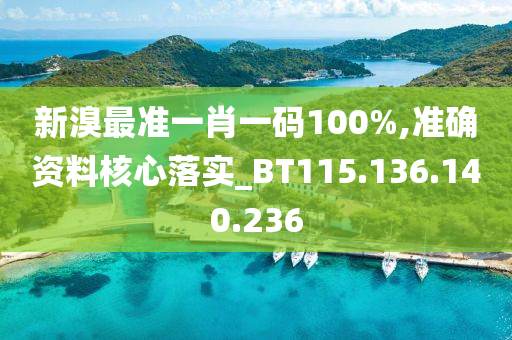 新溴最准一肖一码100%,准确资料核心落实_BT115.136.140.236