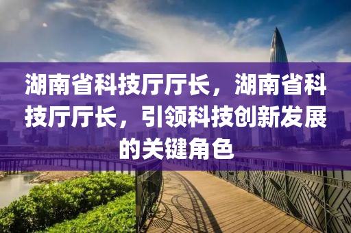 湖南省科技廳廳長，湖南省科技廳廳長，引領(lǐng)科技創(chuàng)新發(fā)展的關(guān)鍵角色