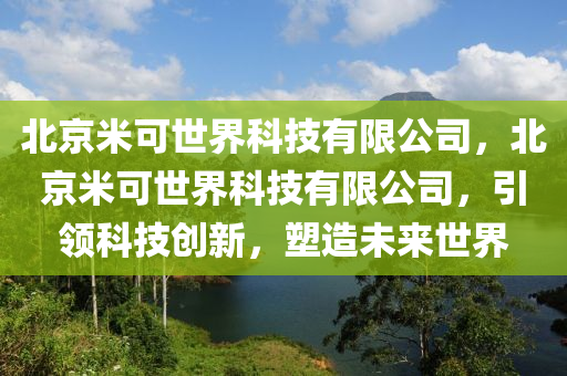 北京米可世界科技有限公司，北京米可世界科技有限公司，引領(lǐng)科技創(chuàng)新，塑造未來世界