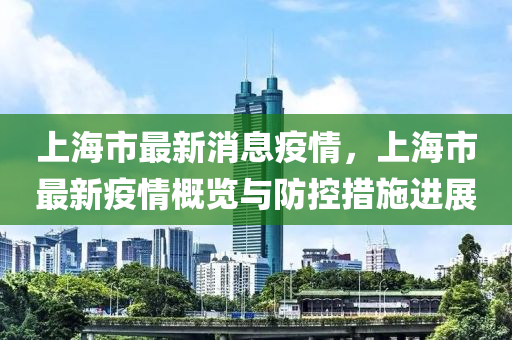 上海市最新消息疫情，上海市最新疫情概覽與防控措施進展