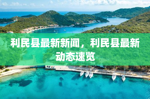 利民縣最新新聞，利民縣最新動(dòng)態(tài)速覽