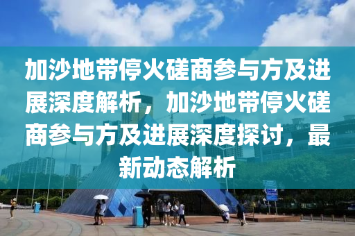 加沙地帶?；鸫枭虆⑴c方及進(jìn)展深度解析，加沙地帶?；鸫枭虆⑴c方及進(jìn)展深度探討，最新動(dòng)態(tài)解析