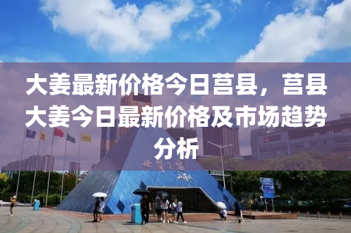 大姜最新價(jià)格今日莒縣，莒縣大姜今日最新價(jià)格及市場趨勢分析