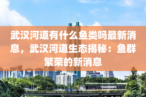 武漢河道有什么魚類嗎最新消息，武漢河道生態(tài)揭秘：魚群繁榮的新消息