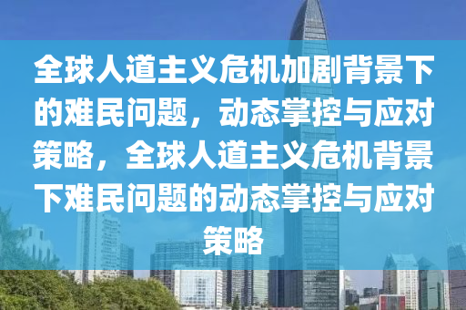 全球人道主義危機(jī)加劇背景下的難民問題_動(dòng)態(tài)掌控