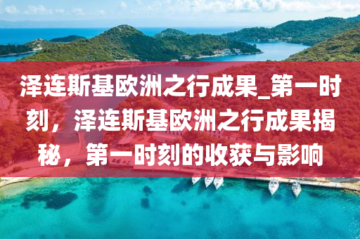 澤連斯基歐洲之行成果_第一時刻，澤連斯基歐洲之行成果揭秘，第一時刻的收獲與影響