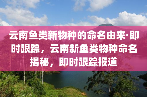 云南魚類新物種的命名由來·即時(shí)跟蹤，云南新魚類物種命名揭秘，即時(shí)跟蹤報(bào)道