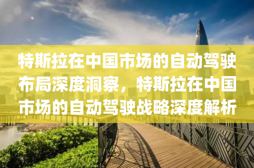 特斯拉在中國市場的自動駕駛布局深度洞察，特斯拉在中國市場的自動駕駛戰(zhàn)略深度解析