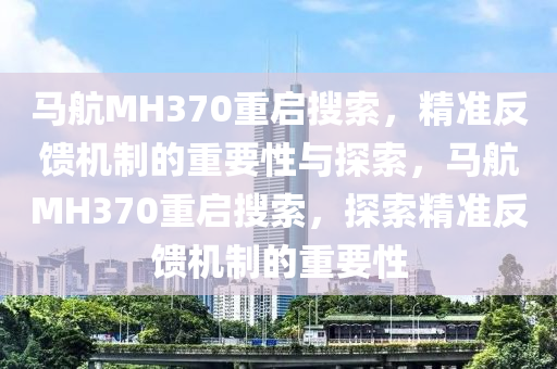 馬航MH370重啟搜索，精準(zhǔn)反饋機(jī)制的重要性與探索，馬航MH370重啟搜索，探索精準(zhǔn)反饋機(jī)制的重要性