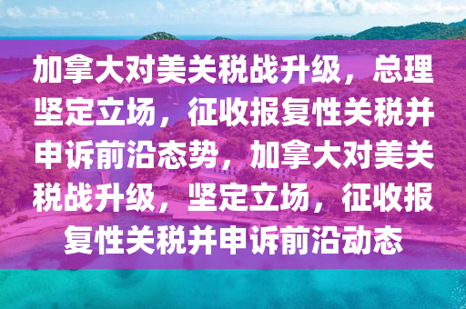 加拿大對美關稅戰(zhàn)升級，總理堅定立場，征收報復性關稅并申訴前沿態(tài)勢，加拿大對美關稅戰(zhàn)升級，堅定立場，征收報復性關稅并申訴前沿動態(tài)