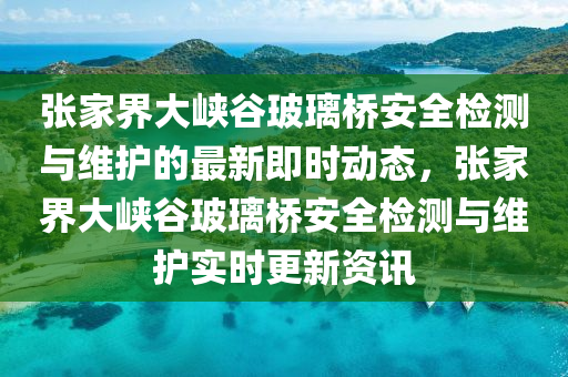 張家界大峽谷玻璃橋安全檢測與維護的最新即時動態(tài)，張家界大峽谷玻璃橋安全檢測與維護實時更新資訊