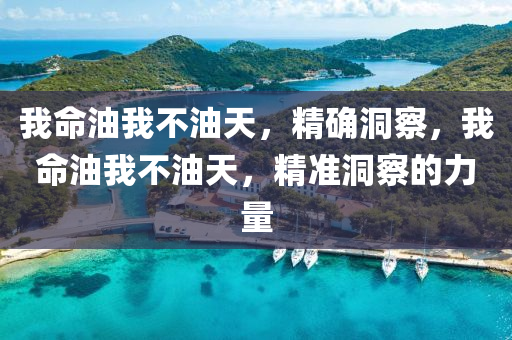 我命油我不油天，精確洞察，我命油我不油天，精準洞察的力量