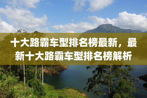 十大路霸車型排名榜最新，最新十大路霸車型排名榜解析