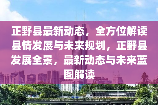 正野縣最新動態(tài)，全方位解讀縣情發(fā)展與未來規(guī)劃，正野縣發(fā)展全景，最新動態(tài)與未來藍圖解讀