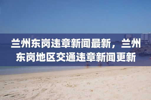 蘭州東崗違章新聞最新，蘭州東崗地區(qū)交通違章新聞更新