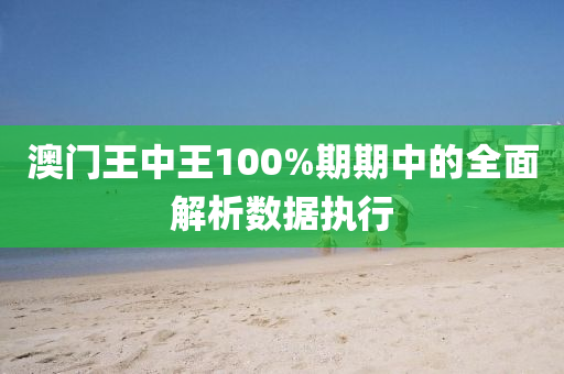 澳門王中王100%期期中的全面解析數(shù)據(jù)執(zhí)行