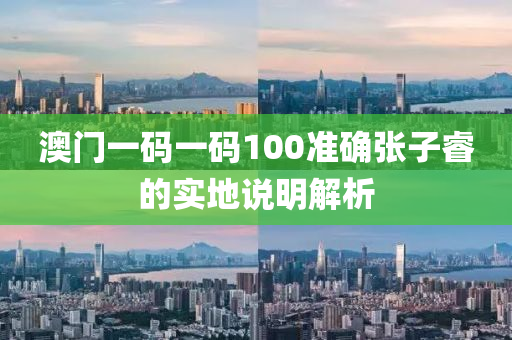 澳門一碼一碼100準(zhǔn)確張子睿的實地說明解析