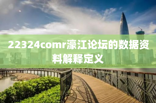 22324comr濠江論壇的數(shù)據資料解釋定義