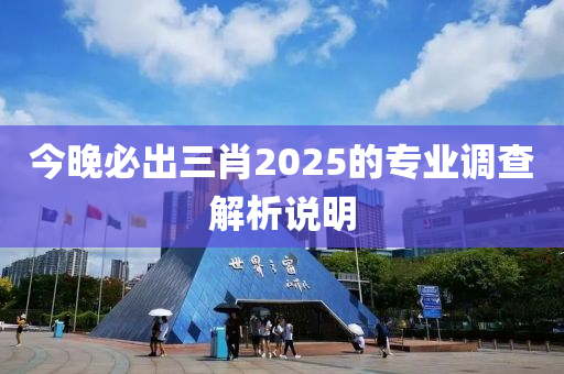 今晚必出三肖2025的專業(yè)調(diào)查解析說明