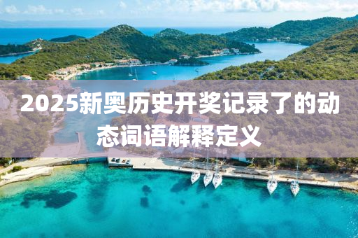 2025新奧歷史開獎記錄了的動態(tài)詞語解釋定義