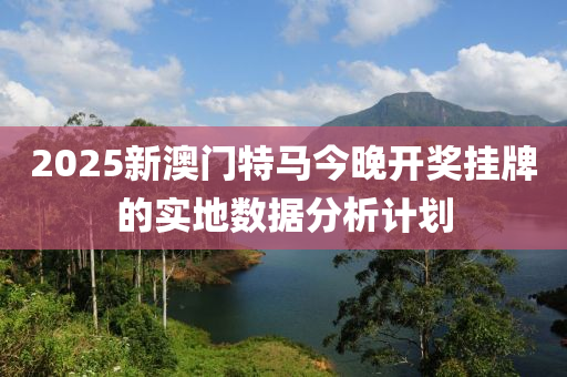 2025新澳門特馬今晚開獎掛牌的實地數(shù)據(jù)分析計劃