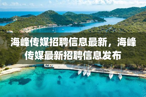 海峰傳媒招聘信息最新，海峰傳媒最新招聘信息發(fā)布