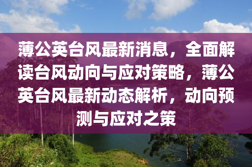 薄公英臺風(fēng)最新消息，全面解讀臺風(fēng)動向與應(yīng)對策略，薄公英臺風(fēng)最新動態(tài)解析，動向預(yù)測與應(yīng)對之策