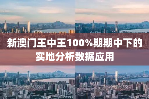 新澳門王中王100%期期中下的實地分析數(shù)據(jù)應(yīng)用