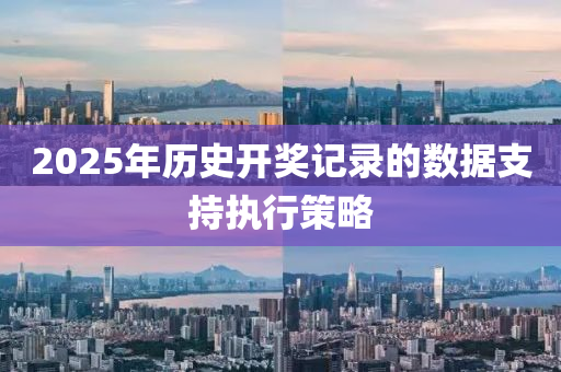 2025年歷史開獎記錄的數(shù)據(jù)支持執(zhí)行策略