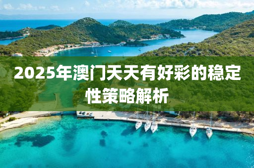 2025年澳門天天有好彩的穩(wěn)定性策略解析