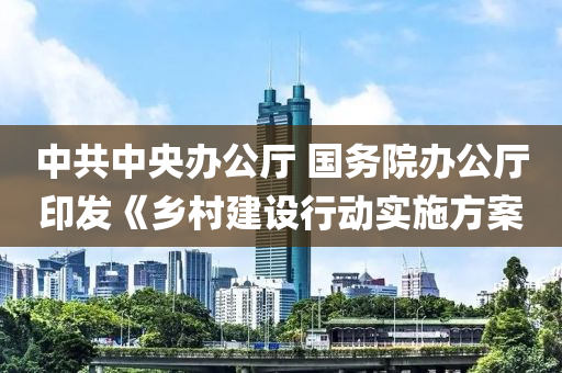 中共中央辦公廳 國(guó)務(wù)院辦公廳印發(fā)《鄉(xiāng)村建設(shè)行動(dòng)實(shí)施方案